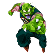 SDBH World Mission Character Sticker Giant Demon King Piccolo (Giga Rarity Sticker Render - Great Namek Demon King Piccolo)