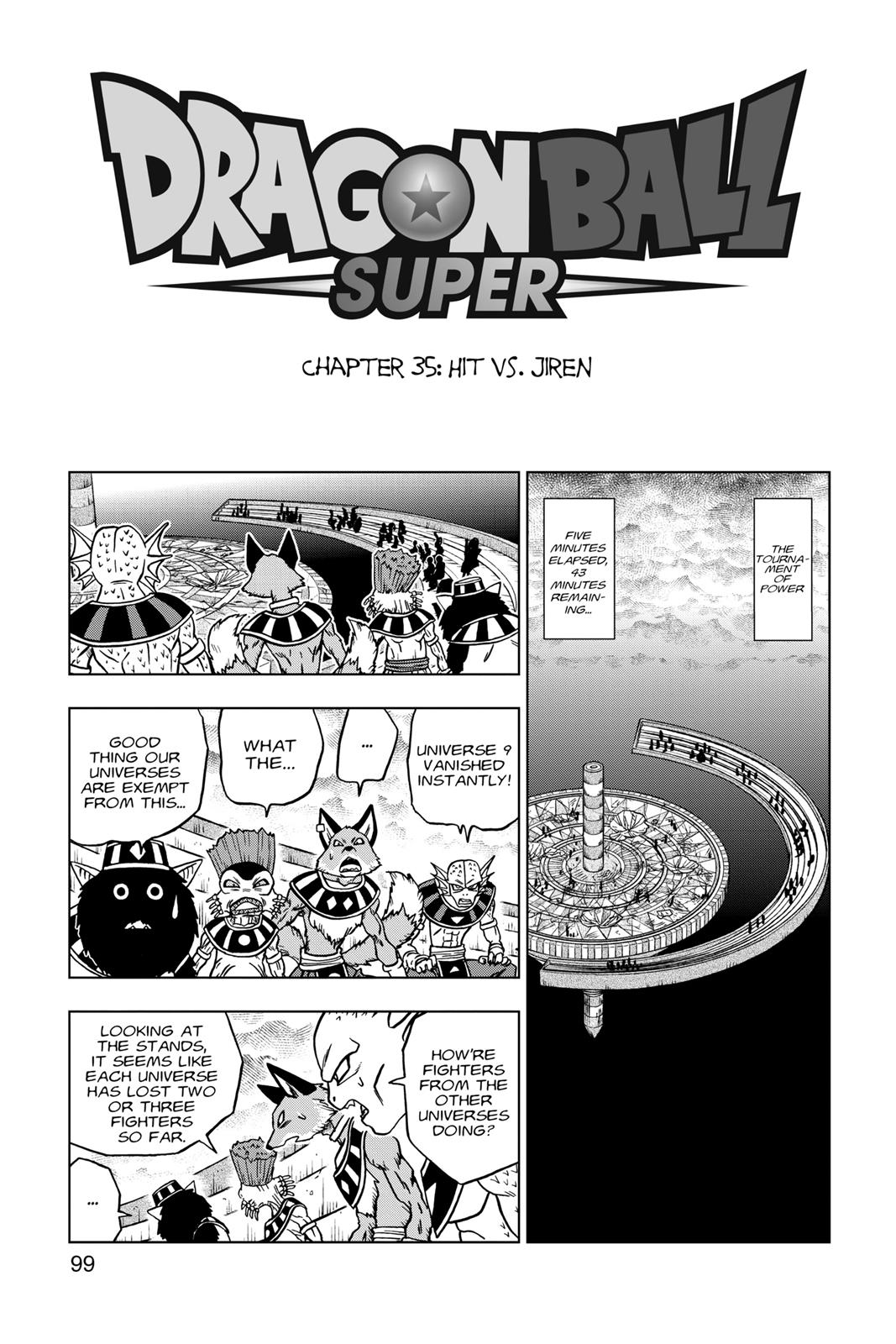 Dragon Ball Super Manga Chapter 92 POWER LEVELS 