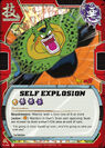 A Self Explosion card in the Bandai CCG, featuring Cell's Unforgivable! technique