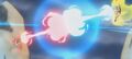 Goku's and Frieza's clashing beams in the intro to Ultimate Tenkaichi