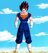 Vegetto en un corto animado de Dragon Ball Heroes.