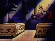 Las 2 Cajas Musicales, en las que estaban encerrados Tapion y Minotia.