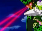 Cell firing the beam through his eyes.