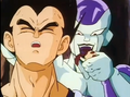 Frieza eats a crab