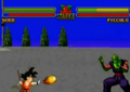 Kid Goku fires a Ki Blast in Ultimate Battle 22