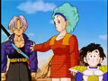 Bulma introduces the mystery boy to Goku