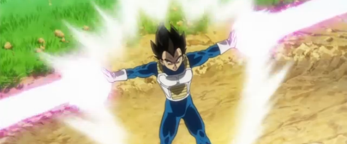 Why was Vegeta's Galick Gun yellow in Dragon Ball Super: Broly