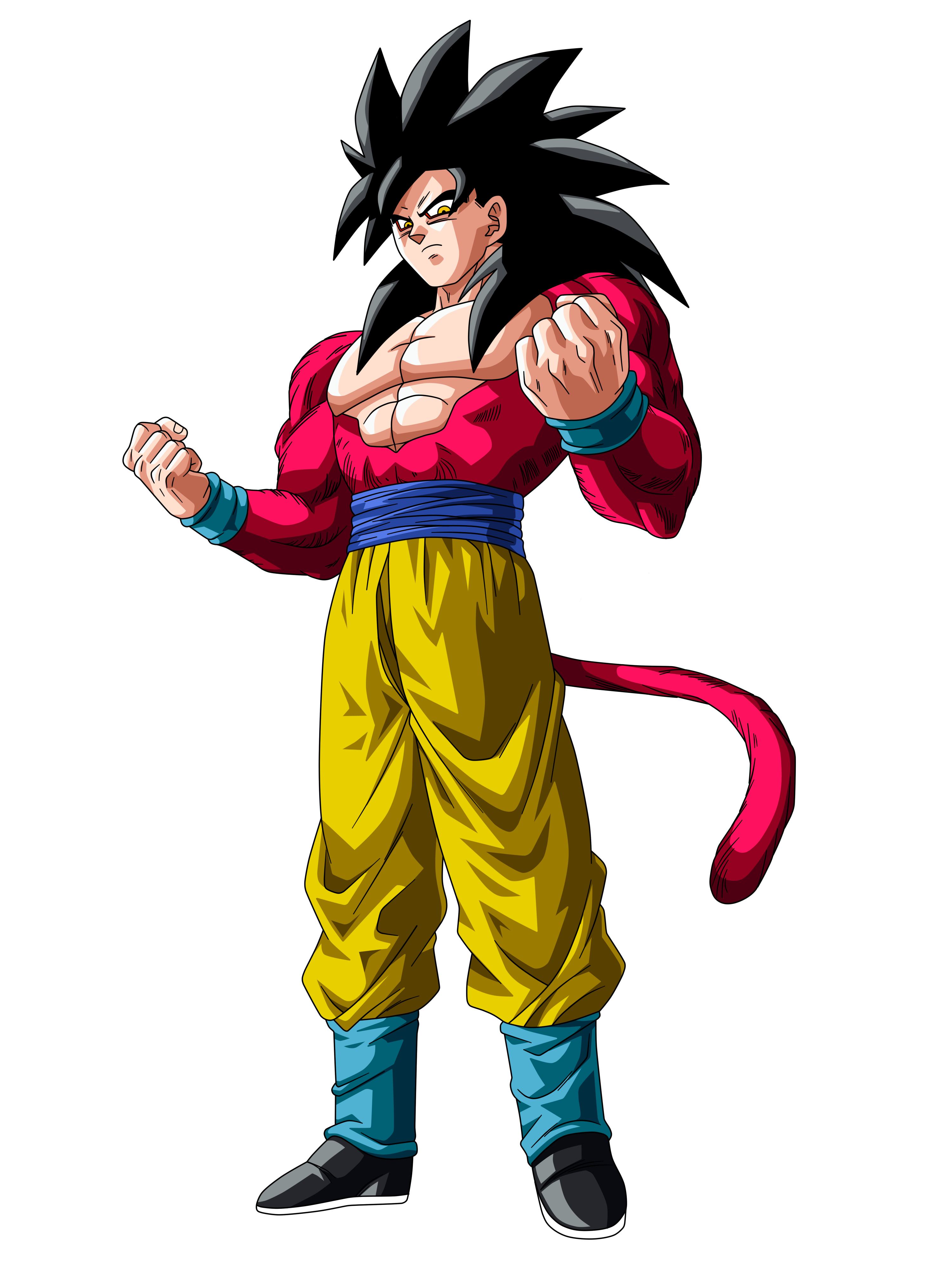 dragon ball z goku super saiyan god 4