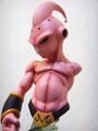 Kid Buu model kit bust green aura under shot angle view close up