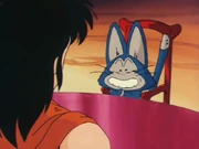 Pual com um sorriso malvado