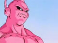 Super Buu surprised at the Fusion