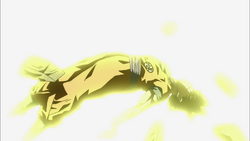 Goku goes to the light