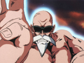Roshi prepares the MAX Power Kamehameha