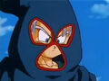 Trunks in Mighty Mask's costume