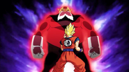 Toppo ante Son Goku