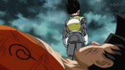 Vegeta saves Goku yay