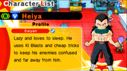 description du personnage en anglais
