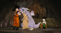 Goku, Gohan, and Icarus in a cave