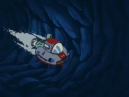 One of Blue's small submarines