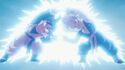 Goten and Trunks fusing in the Time Chamber