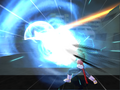 Super Saiyan 4 Vegeta fires his Final Shine Attack