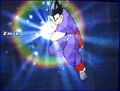 Gohan charges a Super Kamehameha in Infinite World