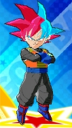 KF Vegeta (Goku fused) in Super Saiyan God-Super Saiyan Blue