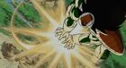 Dore blocks Piccolo's Chasing Bullet in Cooler's Revenge