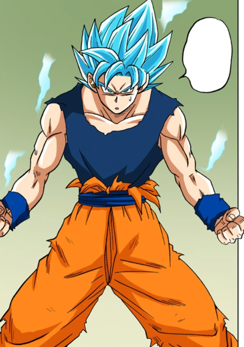 1000x1000) Close-up Recreation of PHY Super Saiyan God SS Blue