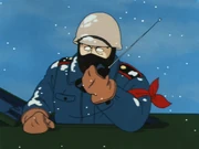 The Scout searching for Goku