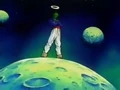 Pikkon on an asteroid