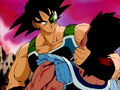 Bardock holds Tora's body