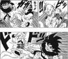 Goku attacks Frieza