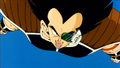 Raditz tracking down Goku