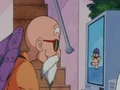 Arale Norimaki on Roshi's TV in "Find That Stone!"