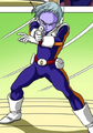 Galactic Patrolman Merus aiming his Elite Beam Gun in the Dragon Ball Super manga