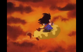 Goku getting his tail on fire