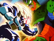 Vegeta domina a Cell Semi Perfecto en esta forma