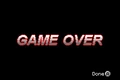 The GAME OVER screen