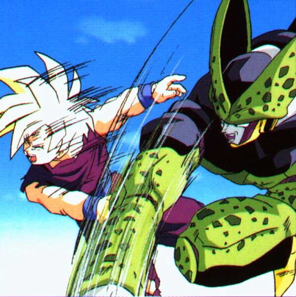 Dragon Ball Z Art Gives a New Spin on Gohan's Cell Saga Battle