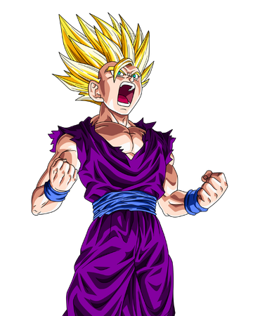 Son Gohan Supersaiyano 2 Dragon Ball Wiki Hispano Fandom