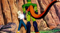 Android 18 prepares an energy attack