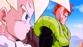 Android 16 with Gohan