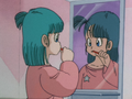 Bulma muses that Goku was likely abandoned as a baby due to his tail.
