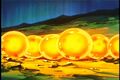 The Dragon Balls glow in Broly -Second Coming