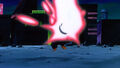 Gohan hit by Medamatcha's Evil Comet