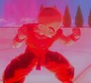 Krillin using the Kaio-ken in Xenoverse