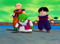 Krillin, Dende, Gohan