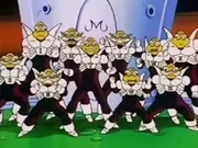 Um grupo de dez soldados