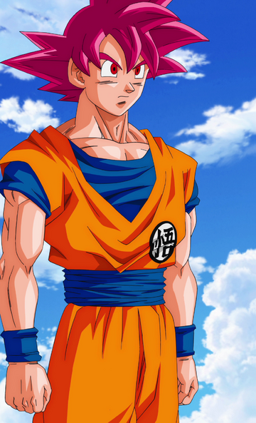 Goku Turns Super Saiyan God For The First Time